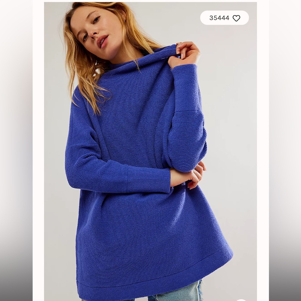 Free people ottoman slouchy tunic sweater